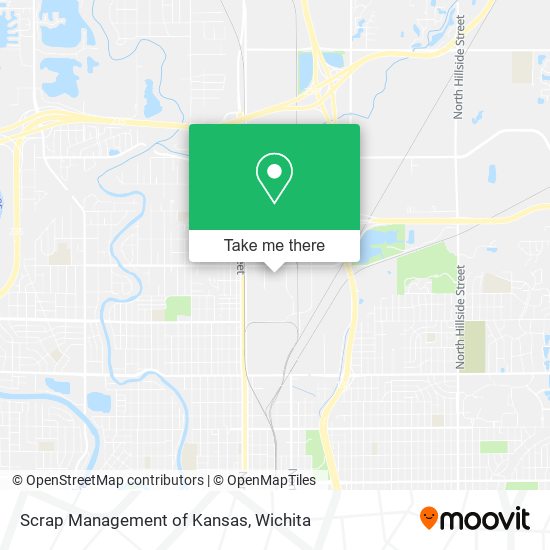 Mapa de Scrap Management of Kansas