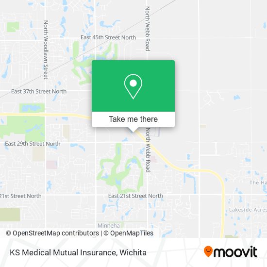 KS Medical Mutual Insurance map