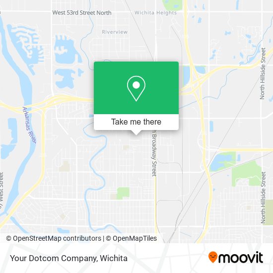 Mapa de Your Dotcom Company
