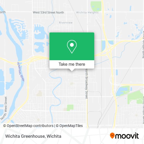 Mapa de Wichita Greenhouse