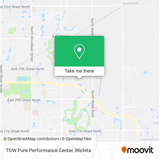 TGW Pure Performance Center map