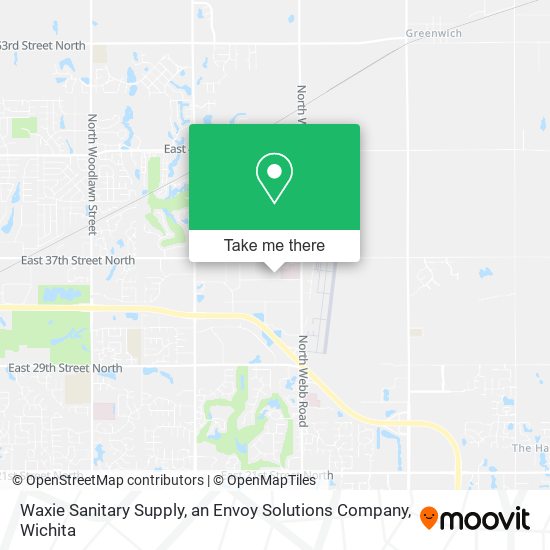 Waxie Sanitary Supply, an Envoy Solutions Company map