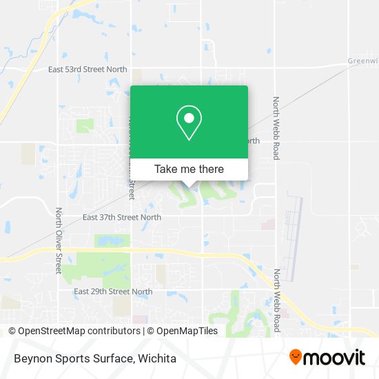 Mapa de Beynon Sports Surface