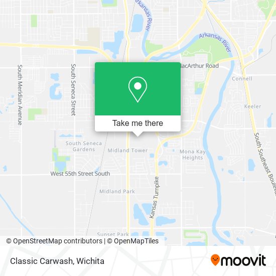 Mapa de Classic Carwash