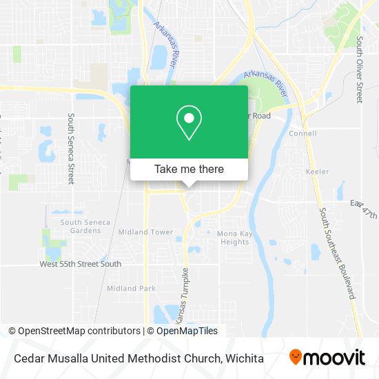 Cedar Musalla United Methodist Church map