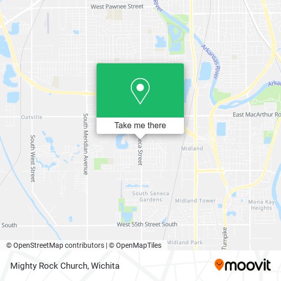 Mighty Rock Church map