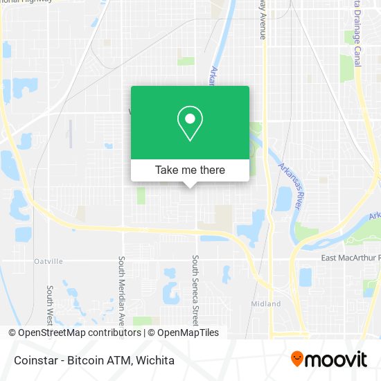 Mapa de Coinstar - Bitcoin ATM