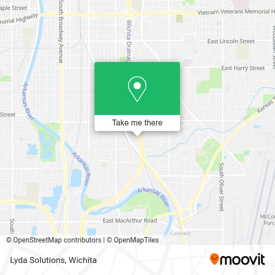 Lyda Solutions map