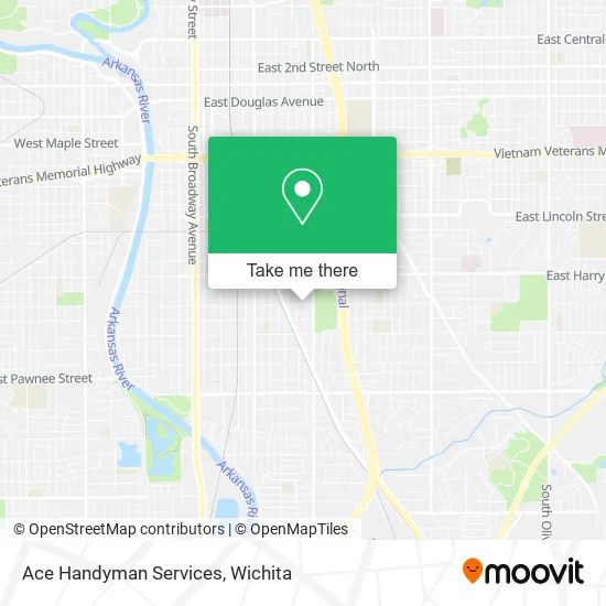 Ace Handyman Services map