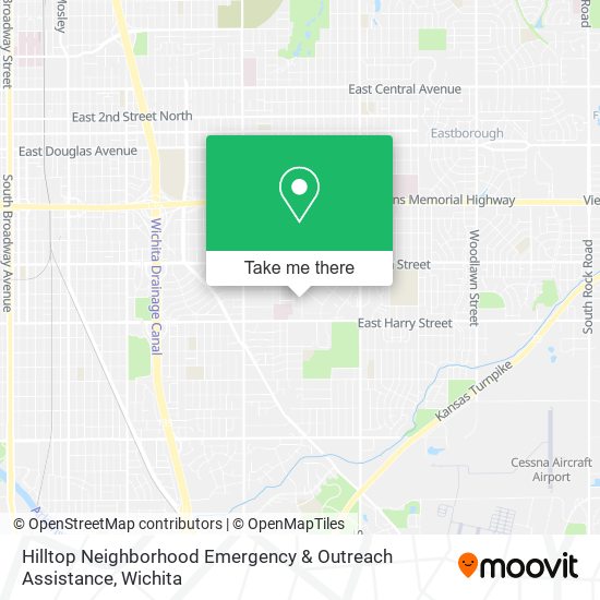 Mapa de Hilltop Neighborhood Emergency & Outreach Assistance
