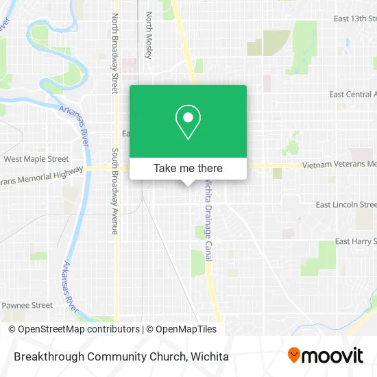 Breakthrough Community Church map