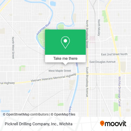 Mapa de Pickrell Drilling Company, Inc.