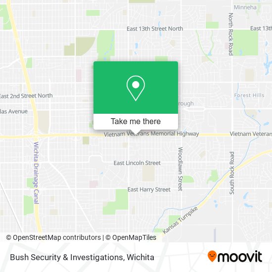 Bush Security & Investigations map