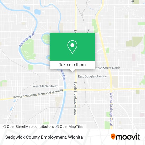 Sedgwick County Employment map
