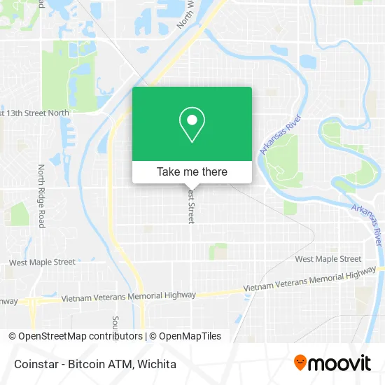 Mapa de Coinstar - Bitcoin ATM