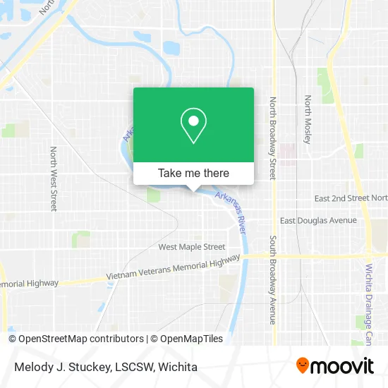 Mapa de Melody J. Stuckey, LSCSW