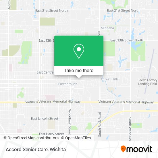 Mapa de Accord Senior Care