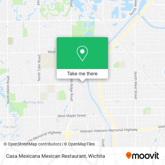 Casa Mexicana Mexican Restaurant map