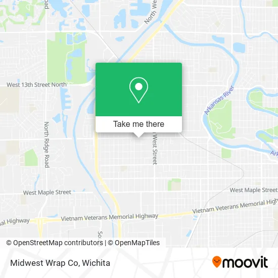 Mapa de Midwest Wrap Co