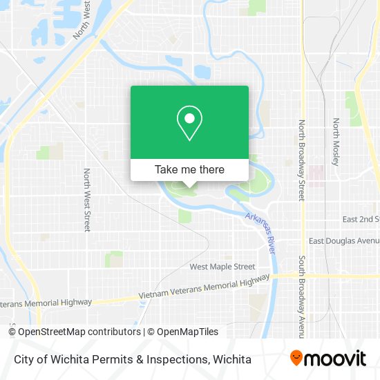 Mapa de City of Wichita Permits & Inspections