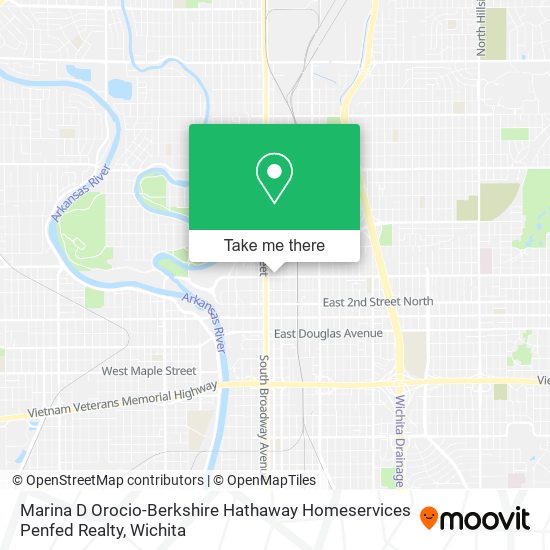 Marina D Orocio-Berkshire Hathaway Homeservices Penfed Realty map