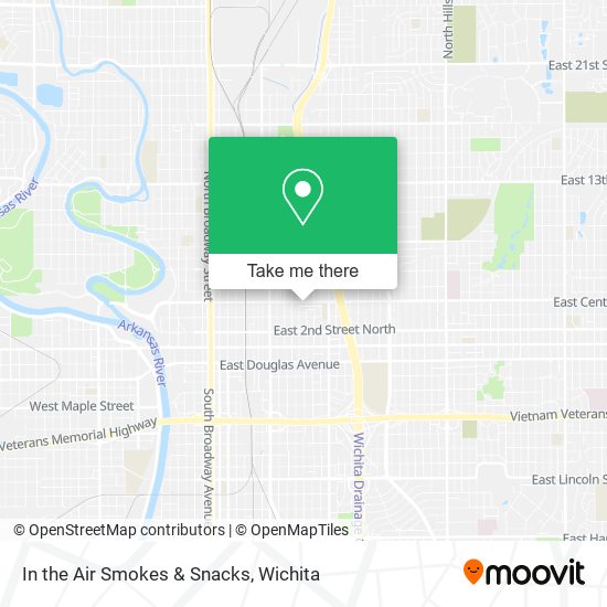 In the Air Smokes & Snacks map