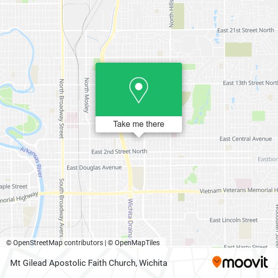 Mt Gilead Apostolic Faith Church map