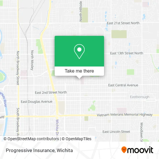 Progressive Insurance map