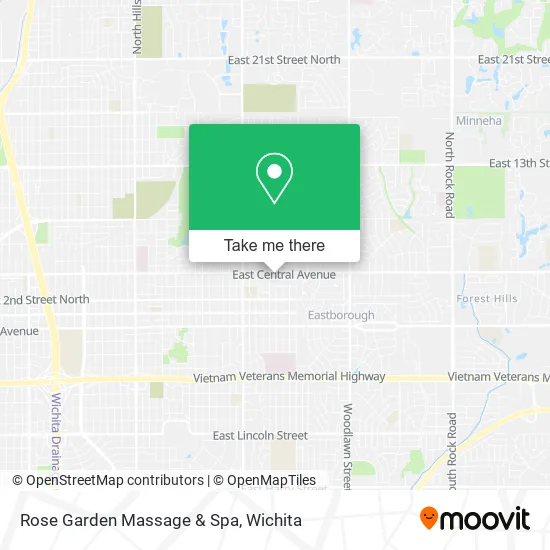 Rose Garden Massage & Spa map
