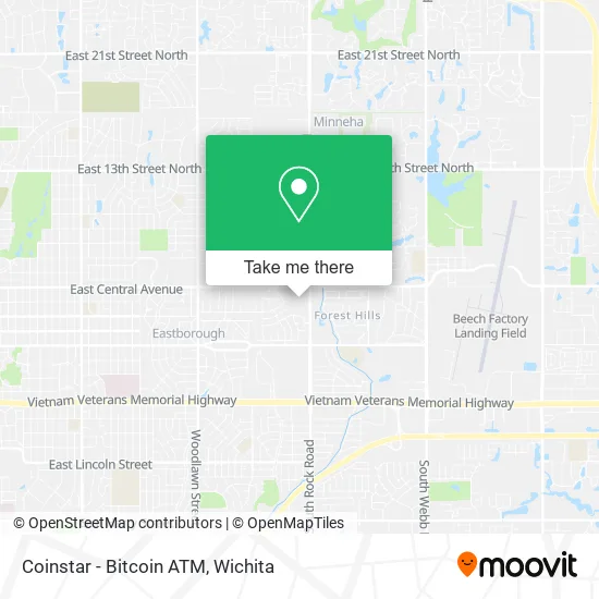 Coinstar - Bitcoin ATM map