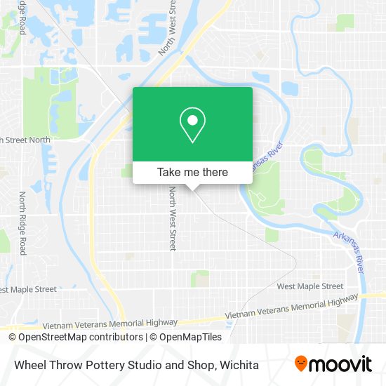 Mapa de Wheel Throw Pottery Studio and Shop