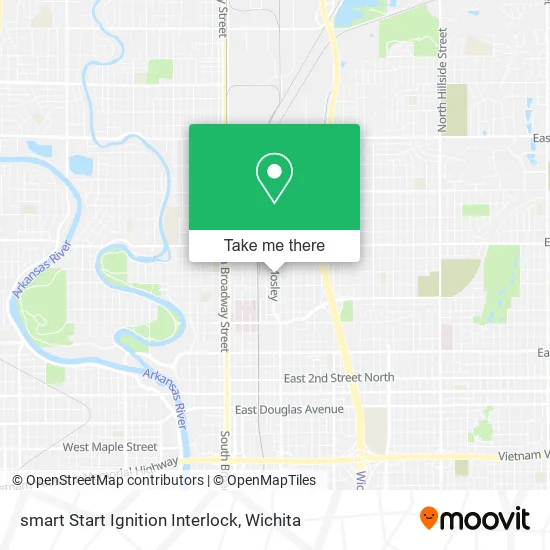 Mapa de smart Start Ignition Interlock