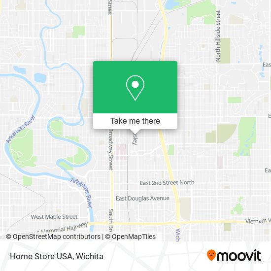 Home Store USA map