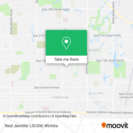 Reid Jennifer LSCSW map
