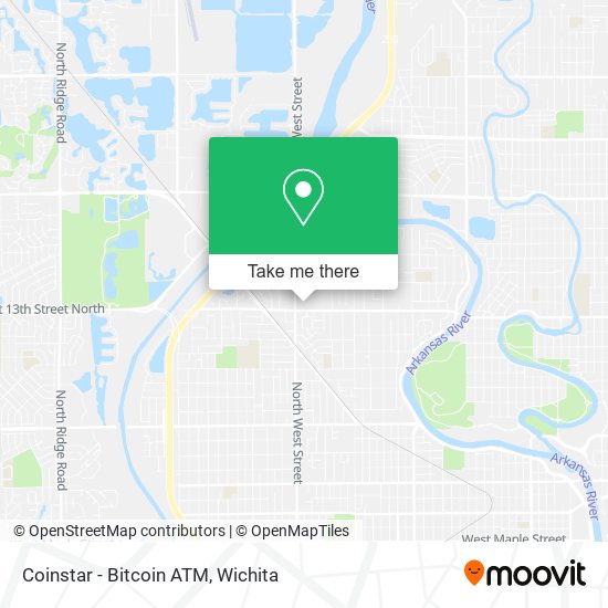 Mapa de Coinstar - Bitcoin ATM