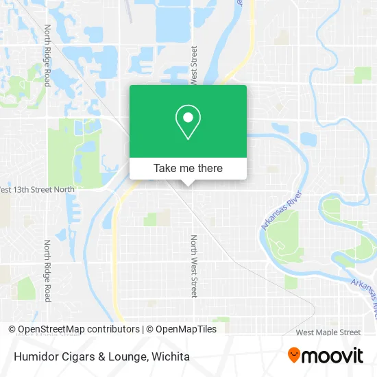 Mapa de Humidor Cigars & Lounge