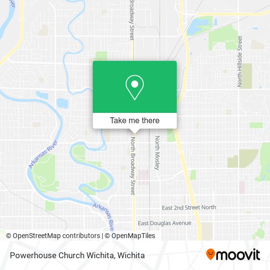 Powerhouse Church Wichita map