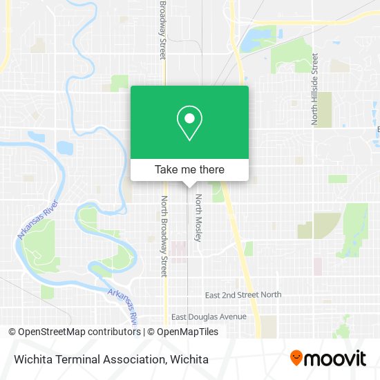 Mapa de Wichita Terminal Association