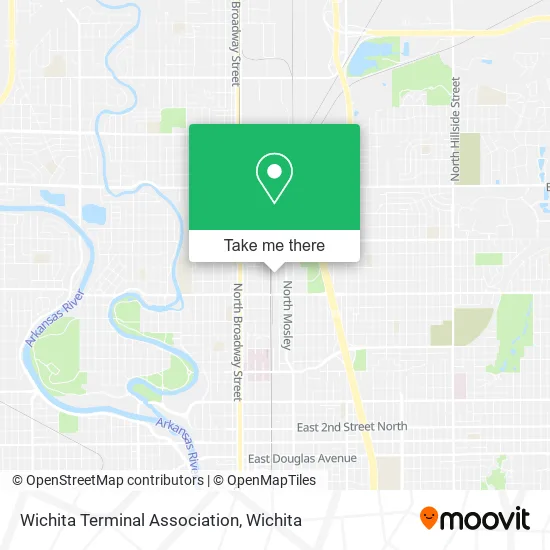 Wichita Terminal Association map