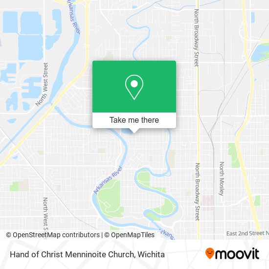 Hand of Christ Menninoite Church map