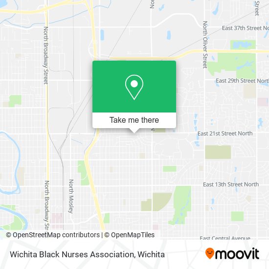 Wichita Black Nurses Association map