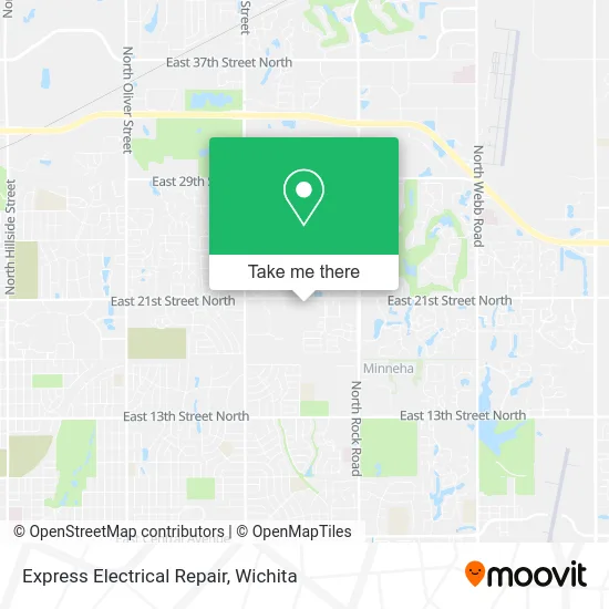 Express Electrical Repair map