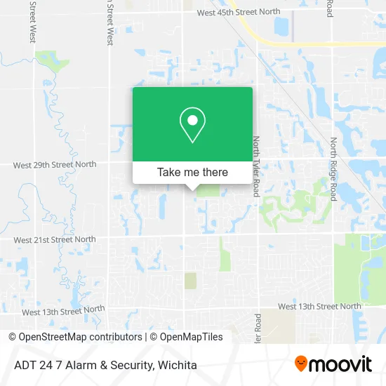 ADT 24 7 Alarm & Security map
