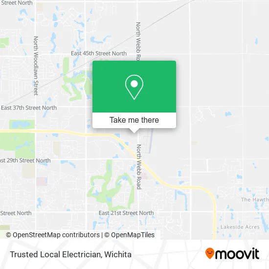 Trusted Local Electrician map
