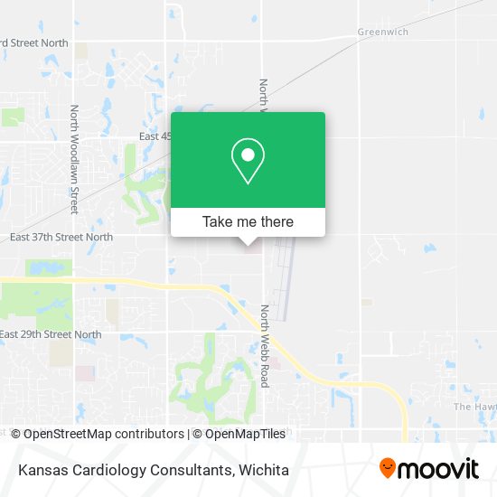 Kansas Cardiology Consultants map