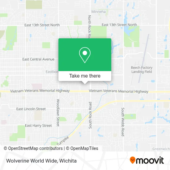 Wolverine World Wide map