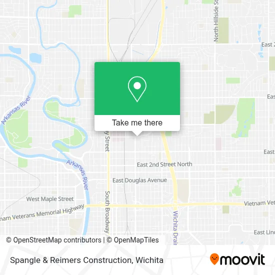 Spangle & Reimers Construction map
