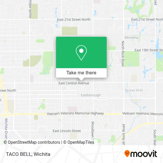 TACO BELL map