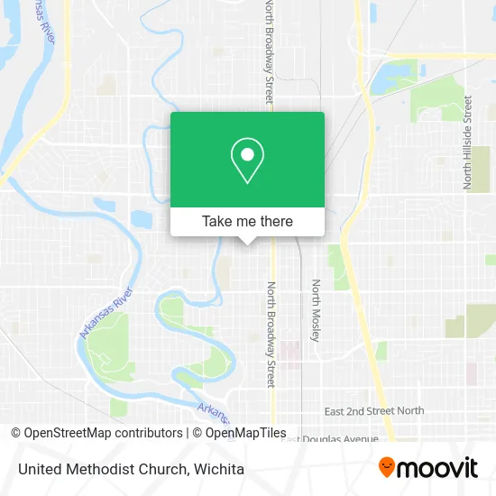United Methodist Church map