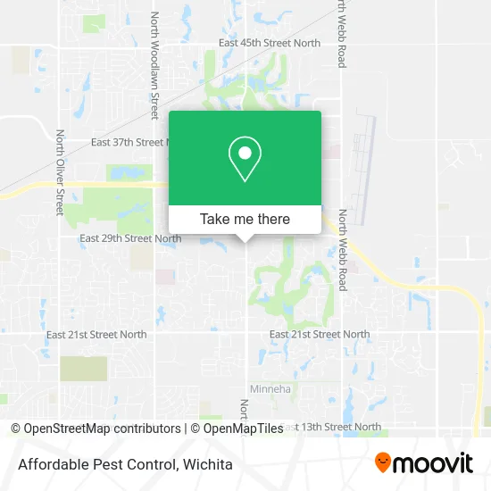 Mapa de Affordable Pest Control